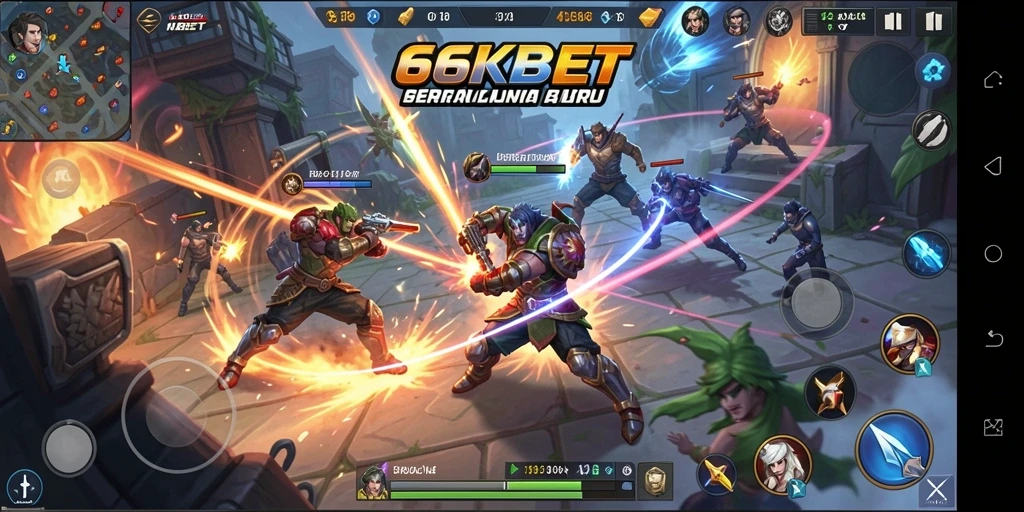 Gameplay seru dalam 66KBET yang menampilkan aksi mendebarkan.