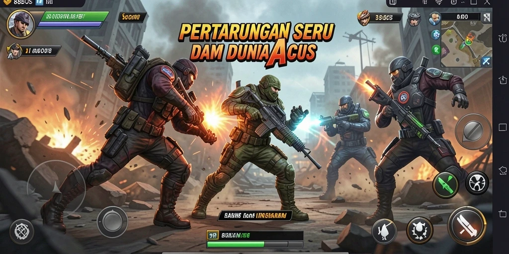 Tampilan gameplay seru dari 88BOS yang penuh aksi.
