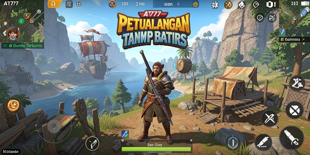Tampilan menarik dari gameplay di dunia terbuka AT777.
