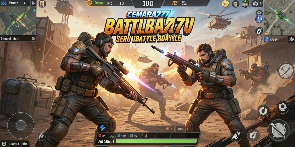 Gameplay seru CEMARA777 dengan aksi pertempuran intens.