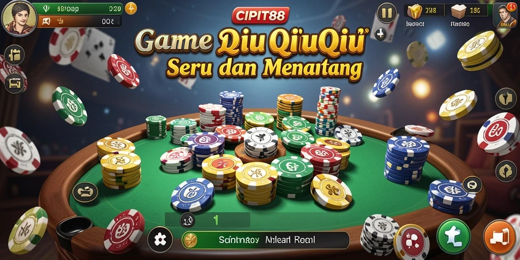 Gameplay seru QiuQiu dalam CIPIT88