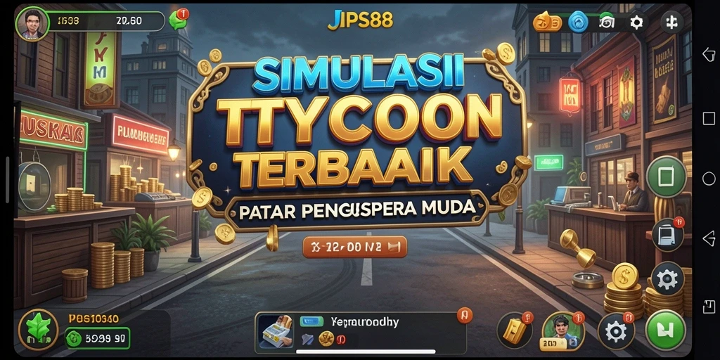 Tampilan gameplay <strong>JPS88</strong> yang menarik dengan elemen Tycoon yang jelas.