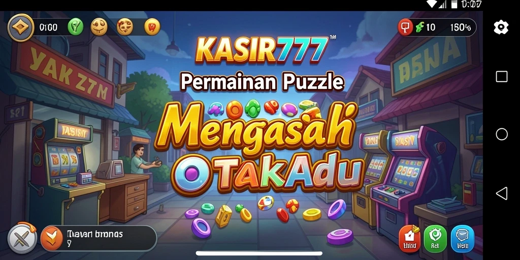 Tampilan gameplay KASIR777 dengan berbagai puzzle yang menarik.