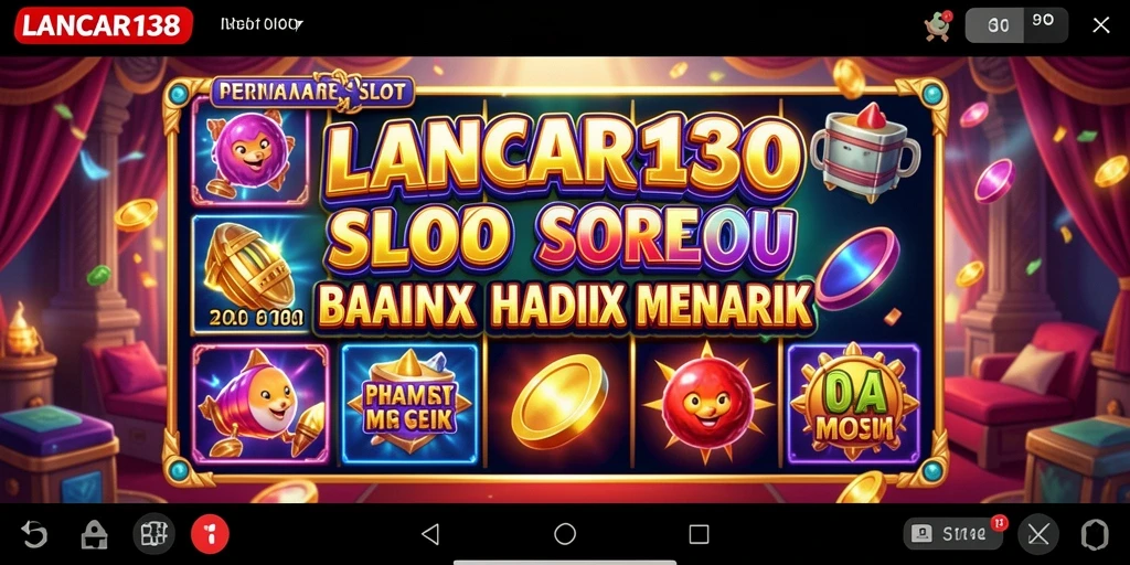Tampilan gameplay seru dengan banyak pilihan slot.