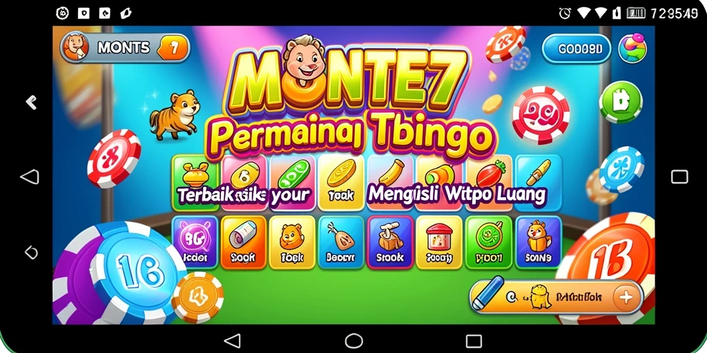 Screenshot gameplay MONTE77 yang menunjukkan keseruan bermain Bingo.