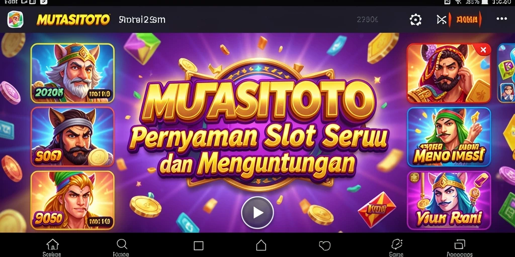 Tampilan menarik dari gameplay MUTASITOTO yang mengasyikkan