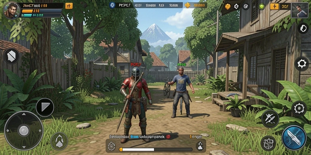 Tampilan menarik dari gameplay <strong>PCPC7</strong> dengan interaksi karakter yang dinamis.