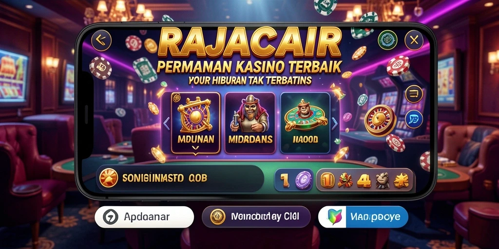 Tampilan gameplay Kasino yang mendebarkan dan menarik di RAJACAIR.