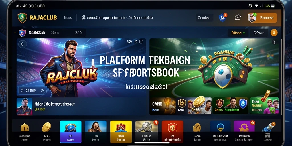 Tampilan menarik antarmuka RAJACLUB saat bertaruh.