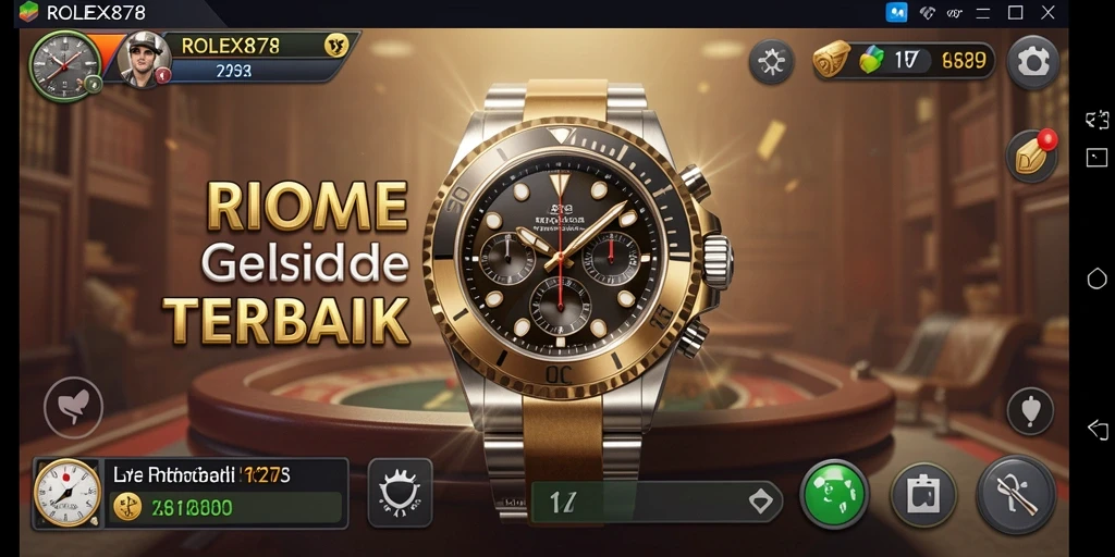 Tampilan gameplay <strong>ROLEX878</strong> yang menarik menunjukkan aktivitas Idle yang menyenangkan.