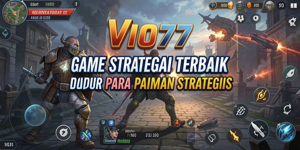 Tampilan gameplay strategis VIO77 yang mendebarkan.