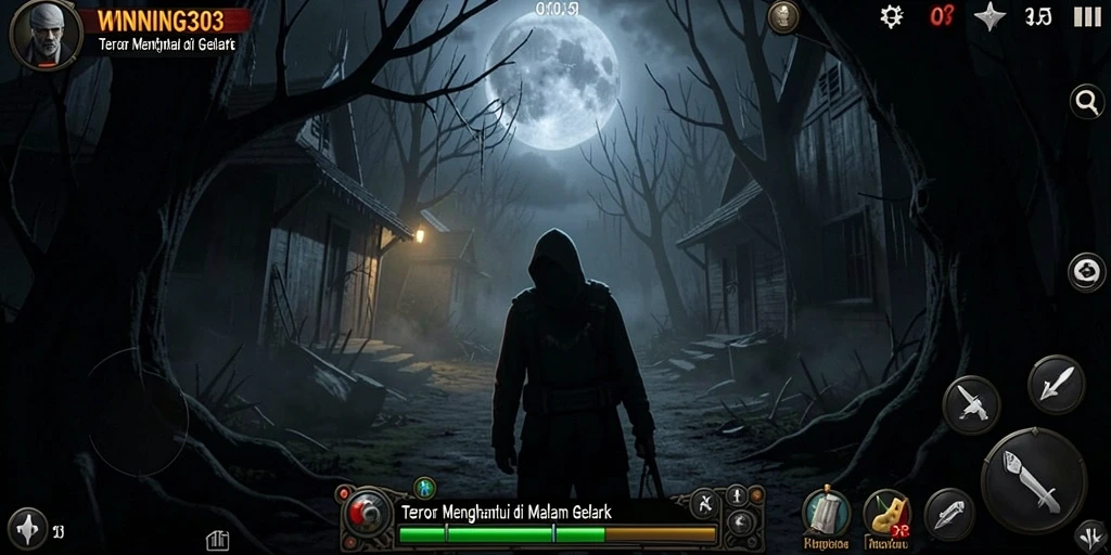 Gameplay WINNING303 dengan suasana yang mencekam.